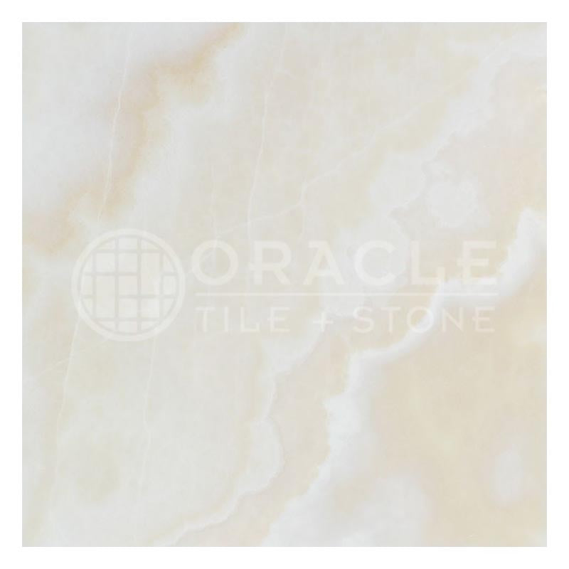White (Bianco / Vanilla) Onyx	12" X 12"	Tile - (Cross-cut / Straight-Edged)