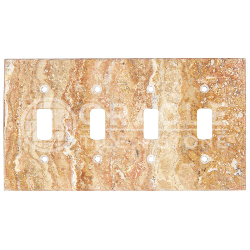 Scabos	Travertine	4-TOGGLE	4 1/2" X 8 1/4"	Honed