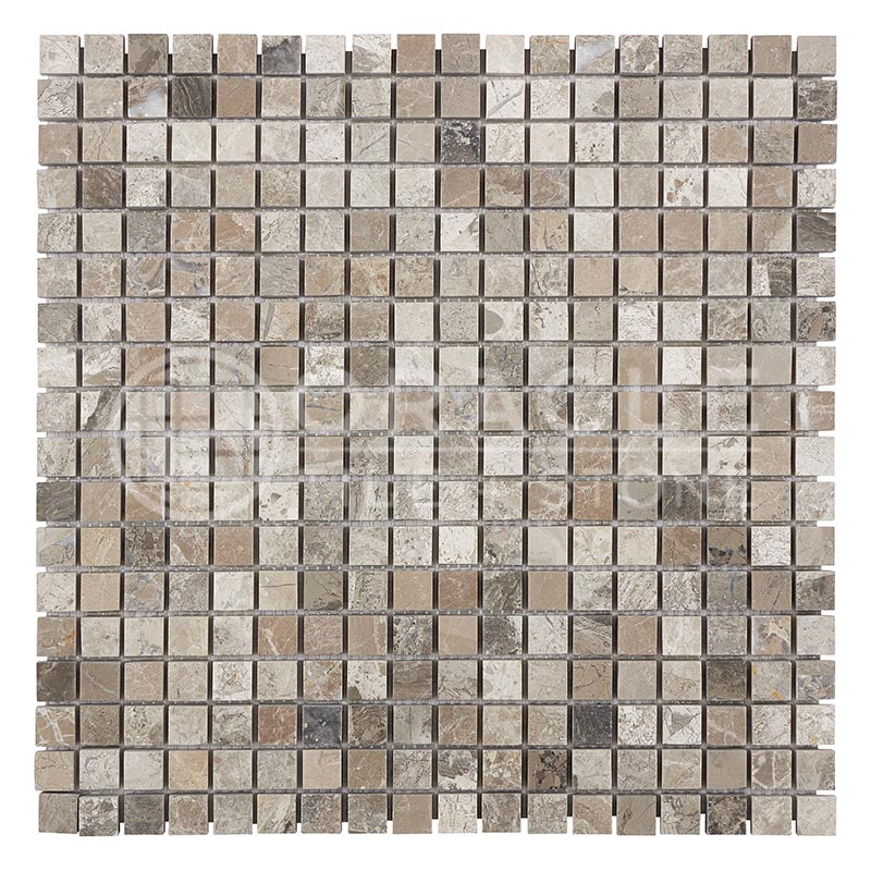 Atlantic Gray	Marble	5/8" X 5/8"	Mosaic	Tumbled