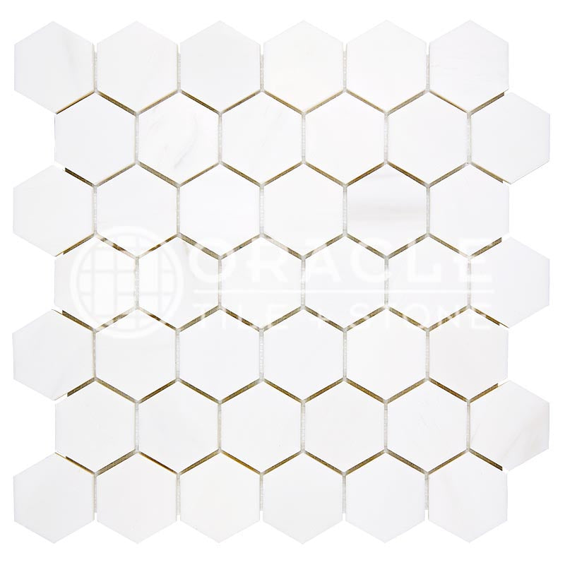 Bianco Dolomiti (White Dolomite)	Dolomite	2" X 2"	Hexagon Mosaic