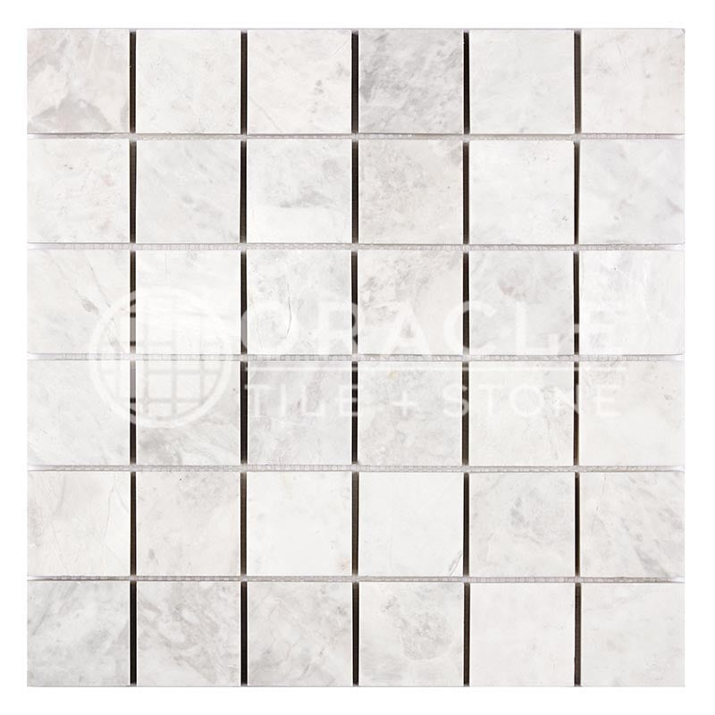 Bianco Congelato	Dolomite	2" X 2"	Mosaic 	Leathered