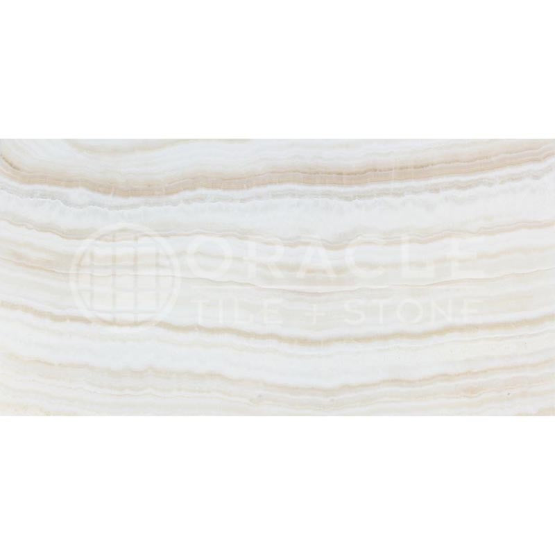 Vanilla Onyx (Bianco Fantastico) - VEIN-CUT - 12" X 24" Rectangular Field Tile