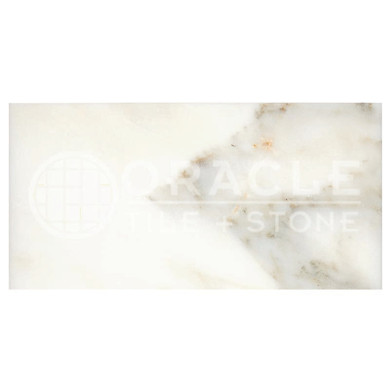 Calacatta Oliva Marble 12" X 24" Tile (Micro-Beveled)