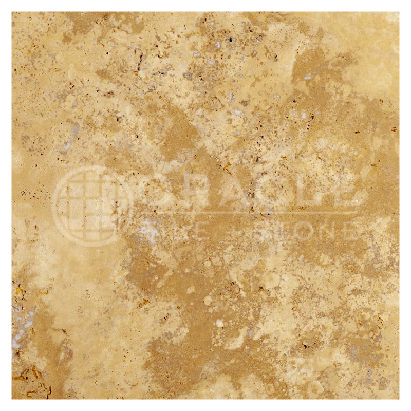 Gold / Yellow Travertine - 18" X 18" Rectangular Field Tile