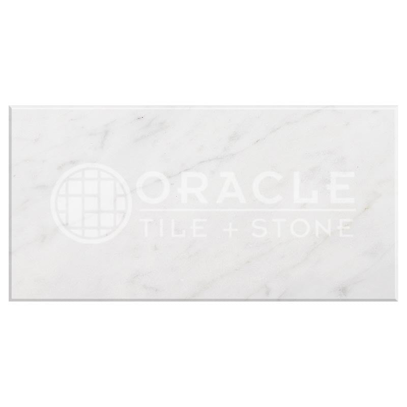 Italian Carrara White Marble - 18" X 36" Rectangular Field Tile