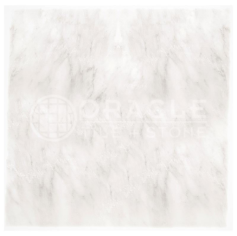 Oriental White (Asian Statuary) Marble - 24" X 24" Field Tile