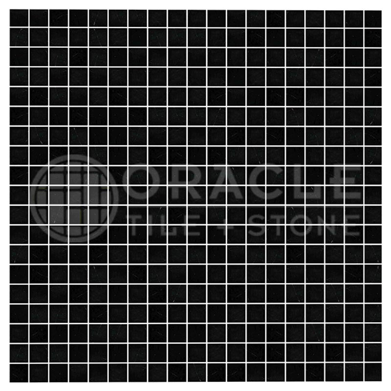 Absolute Black Granite - 5/8" X 5/8" Mosaic Tile