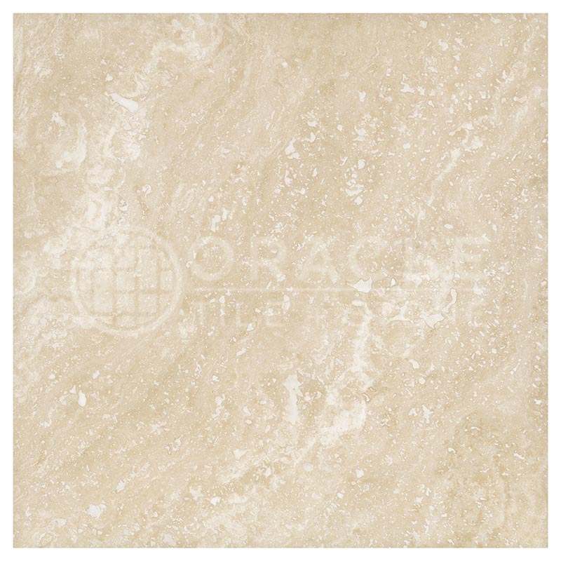 Ivory / Light Travertine - 6" X 6" Field Tile