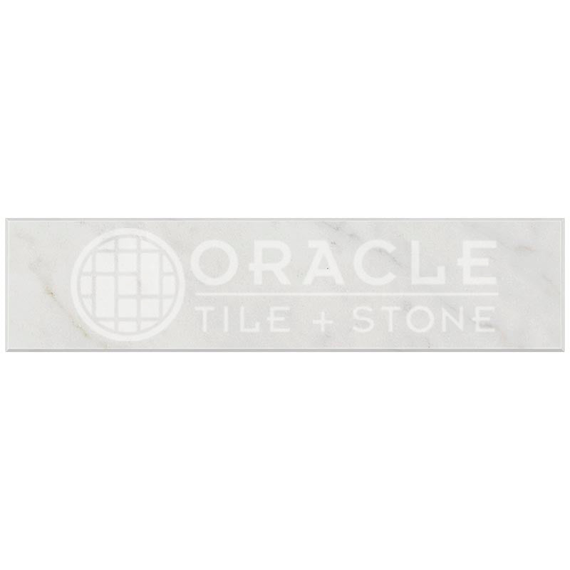 Italian Carrara White Marble - 2" X 8" Rectangular Field Tile