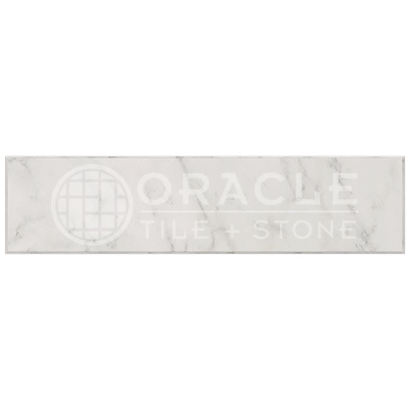 Oriental White (Asian Statuary) Marble - 2" X 8" Rectangular Field Tile