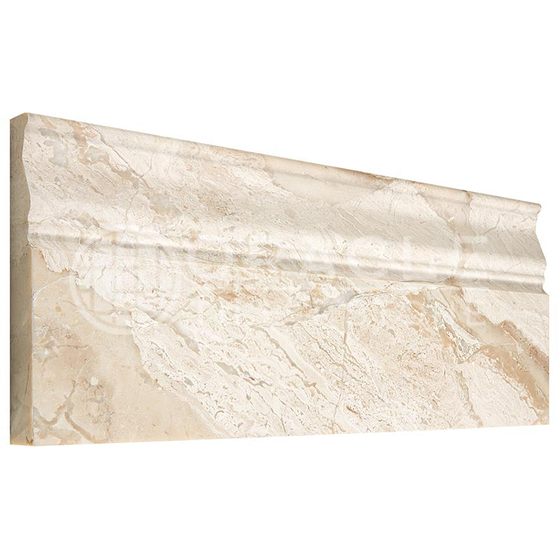 Diano Royal (Queen Beige) Marble Baseboard Trim — Oracle Tile & Stone