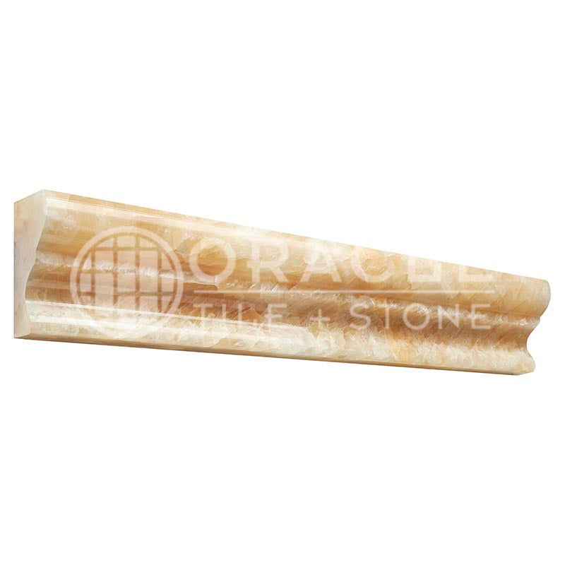 Premium Honey Onyx - Crown (Mercer) Molding Trim