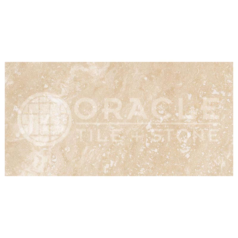Ivory / Light Travertine - 3" X 6" Rectangular Field Tile