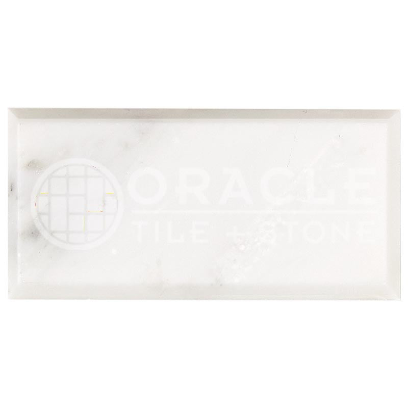 Oriental White (Asian Statuary)	Marble	3" X 6"	Tile (Deep-Beveled)