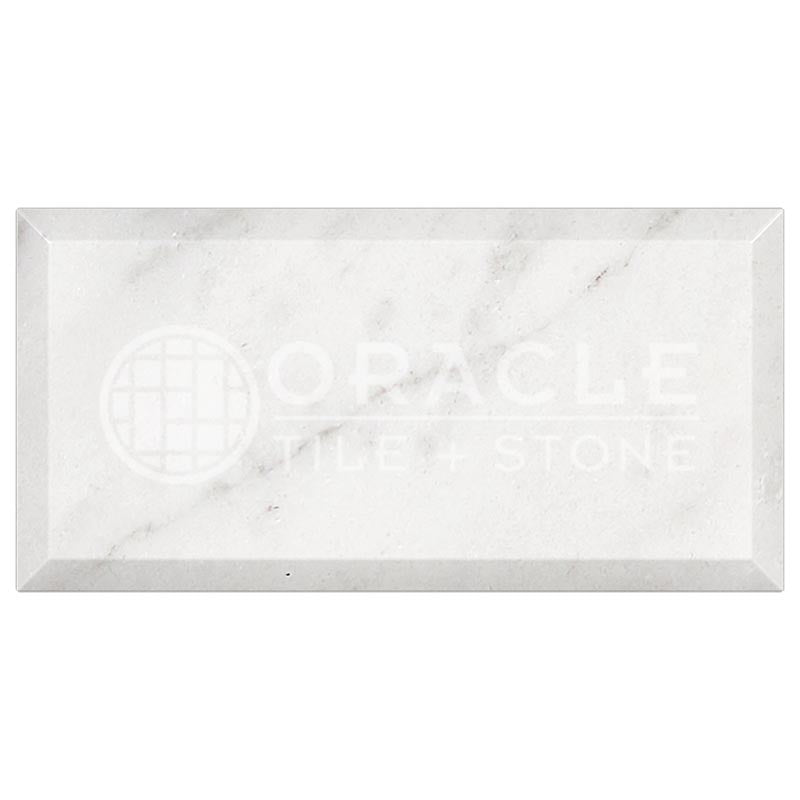 Italian Carrara White Marble - 3" X 6" Rectangular Field Tile