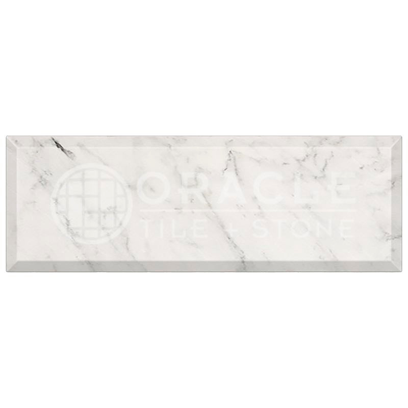 Oriental White (Asian Statuary) Marble - 4" X 12" Rectangular Field Tile