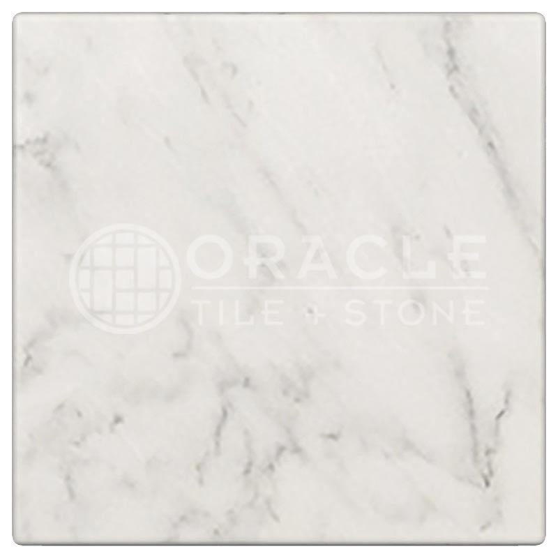 Oriental White (Asian Statuary) Marble - 4" X 4" Field Tile