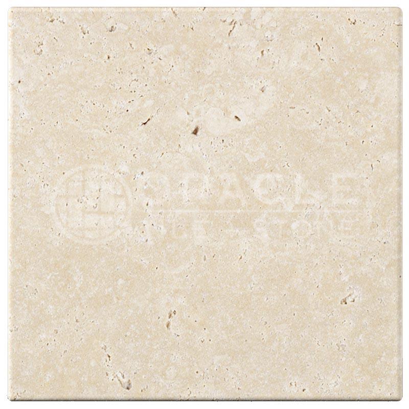 Ivory / Light Standard Travertine - 4" X 4" Field Tile