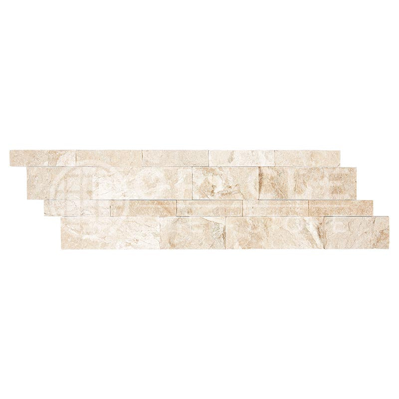 Queen Beige Marble - 6" X 20" Ledger Panel Architectural Tile
