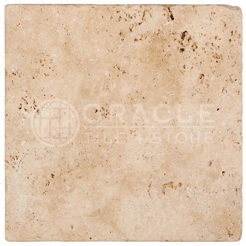 Walnut Travertine - 6" X 6" Field Tile
