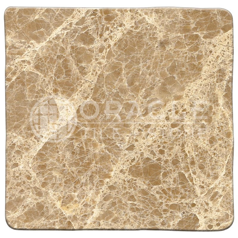 Emperador Light Marble - 6" X 6"  Field Tile