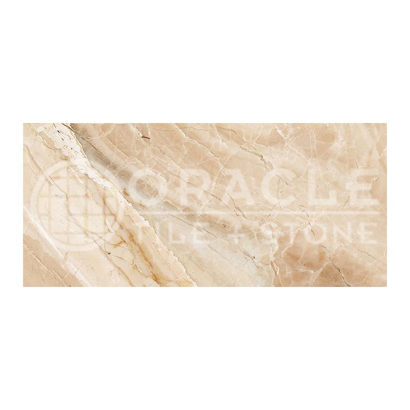 Queen Beige Marble - 6" X 12" Rectangular Field Tile