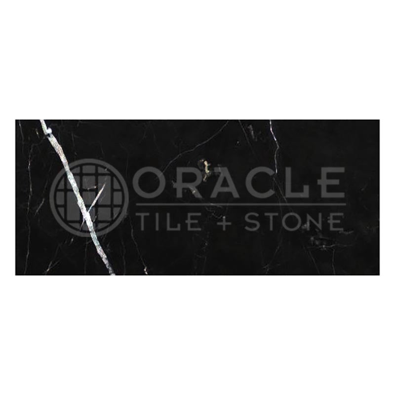 Negro Marquina Marble - 6" X 12" Rectangular Field Tile