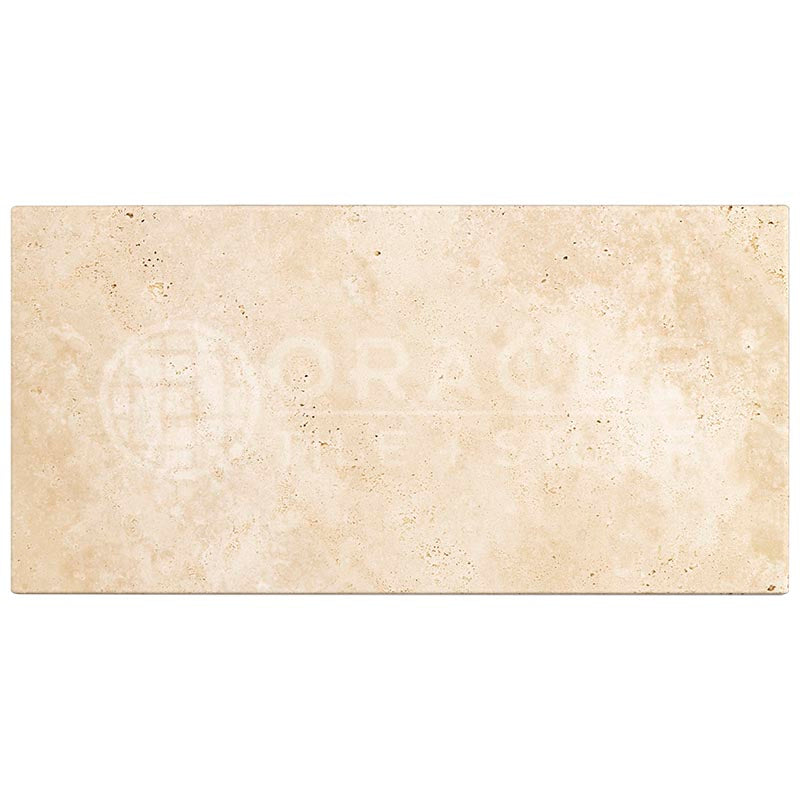 Ivory / Light Travertine - 6" X 12" Rectangular Field Tile
