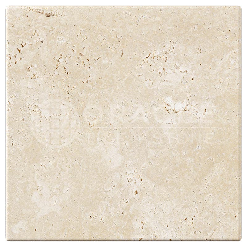 Ivory / Light Standard Travertine - 6" X 6" Field Tile