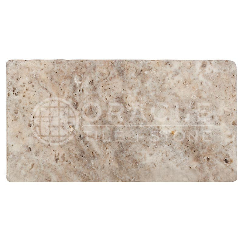 Silver Travertine - 8" X 16" Rectangular Field Tile
