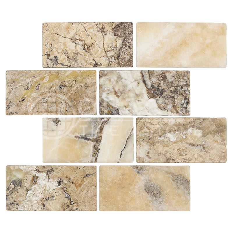 Antico Onyx Travertine - 3" X 6" Rectangular Field Tile