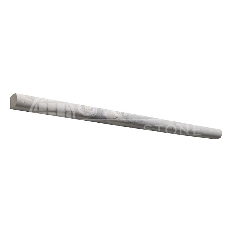Atlantic Gray Marble - 1/2" X 12" Pencil Liner