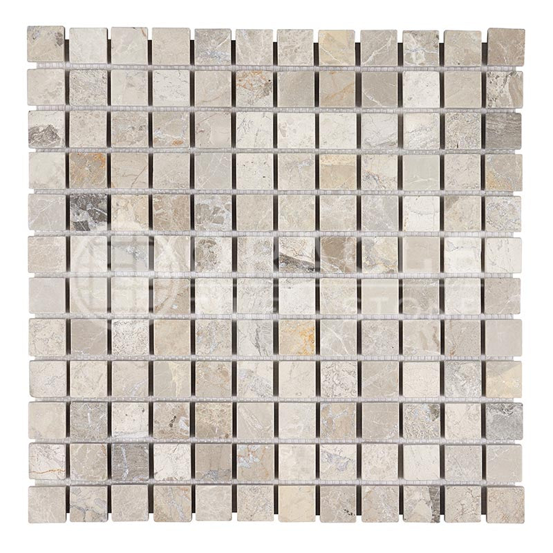 Atlantic Gray	Marble	1" X 1"	Mosaic	Tumbled