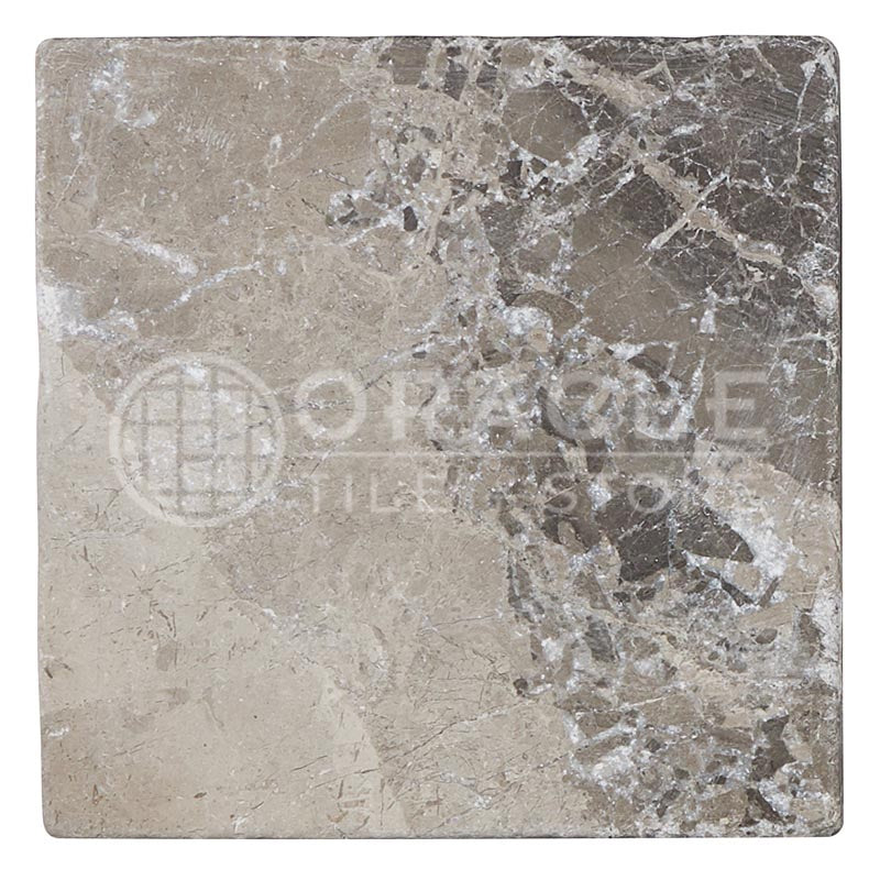 Atlantic Gray Marble - 6" X 6" Field Tile