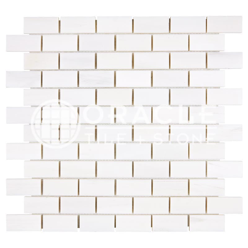 Bianco Dolomiti (White Dolomite)	Dolomite	1" X 2"	Brick Mosaic