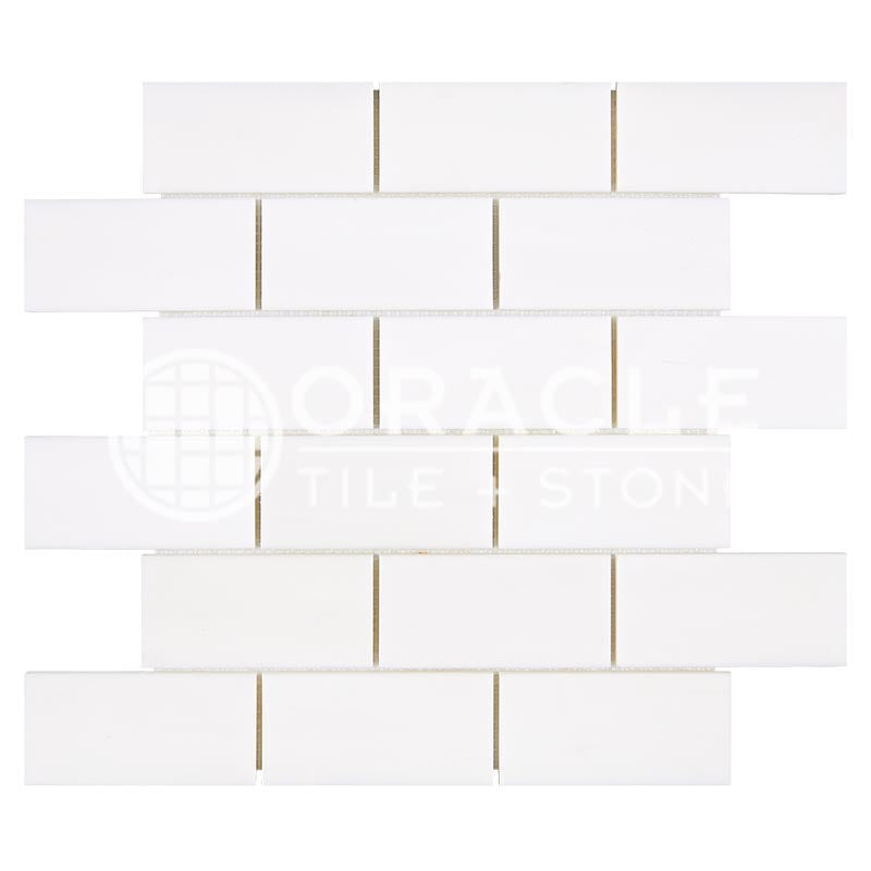 Bianco Dolomiti (White Dolomite)	Dolomite	2" X 4"	Brick Mosaic