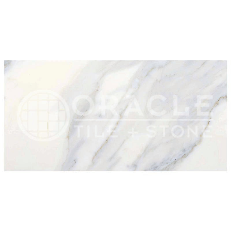 Italian Calacatta Gold Marble - 6" X 12" Rectangular Field Tile