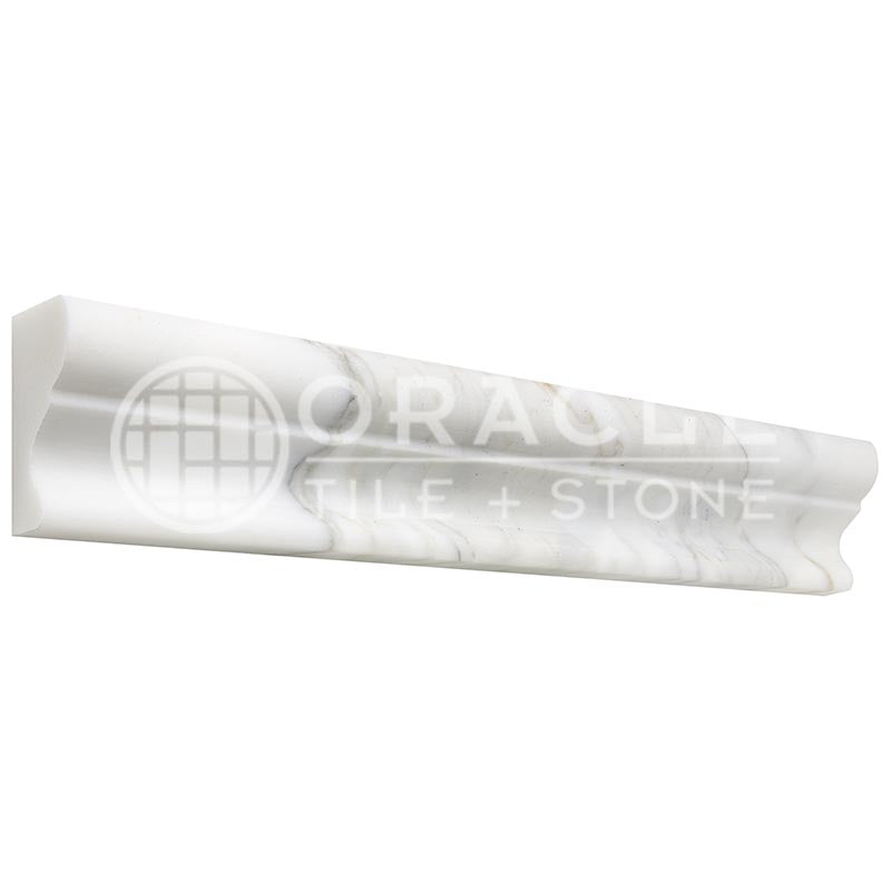 Italian Calacatta Gold Marble - Crown (Mercer) Molding Trim