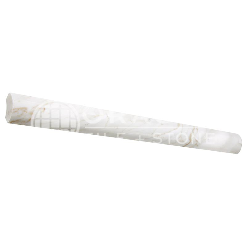 Italian Calacatta Gold Marble - Quarter-Round Trim