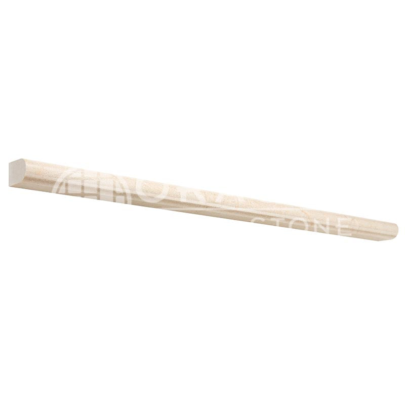 Crema Marfil Marble - 1/2" X 12" Pencil Liner