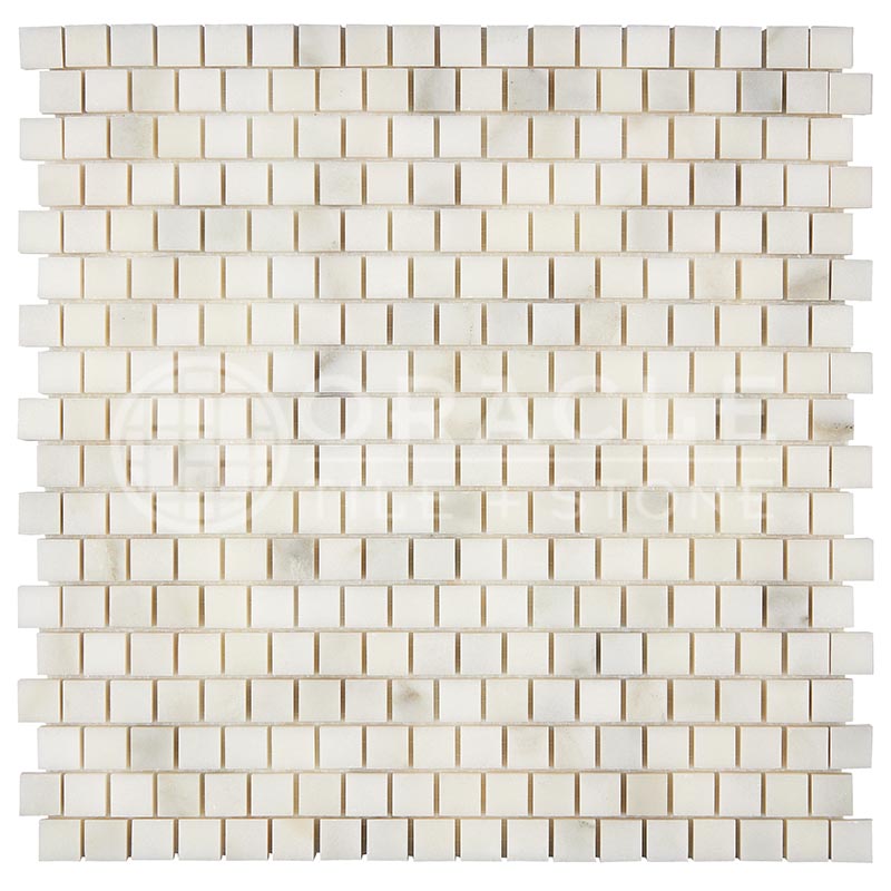 Calacatta Oliva Marble 5/8" X 5/8"(Staggered) Mosaic