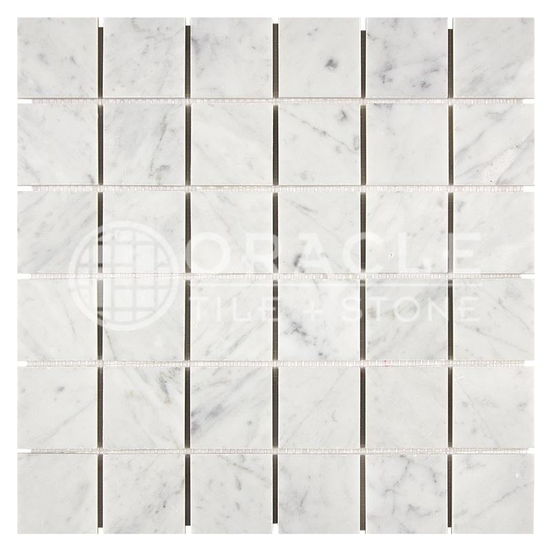 Carrara White (Bianco Carrara / Italian) Marble	2" X 2"	Mosaic