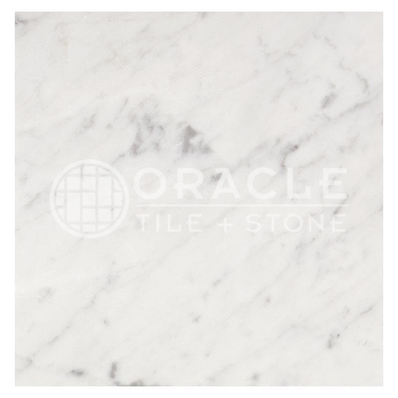 Italian Carrara White Marble - 18" X 18" Field Tile