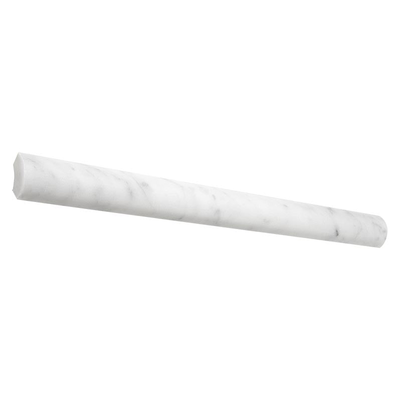 Italian Carrara White Marble - Quarter-Round Trim