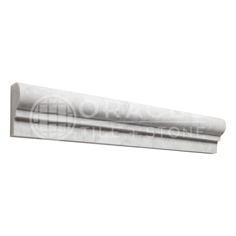 Bianco Congelato Dolomite - Single-Step (OG-1) Chair Rail Trim