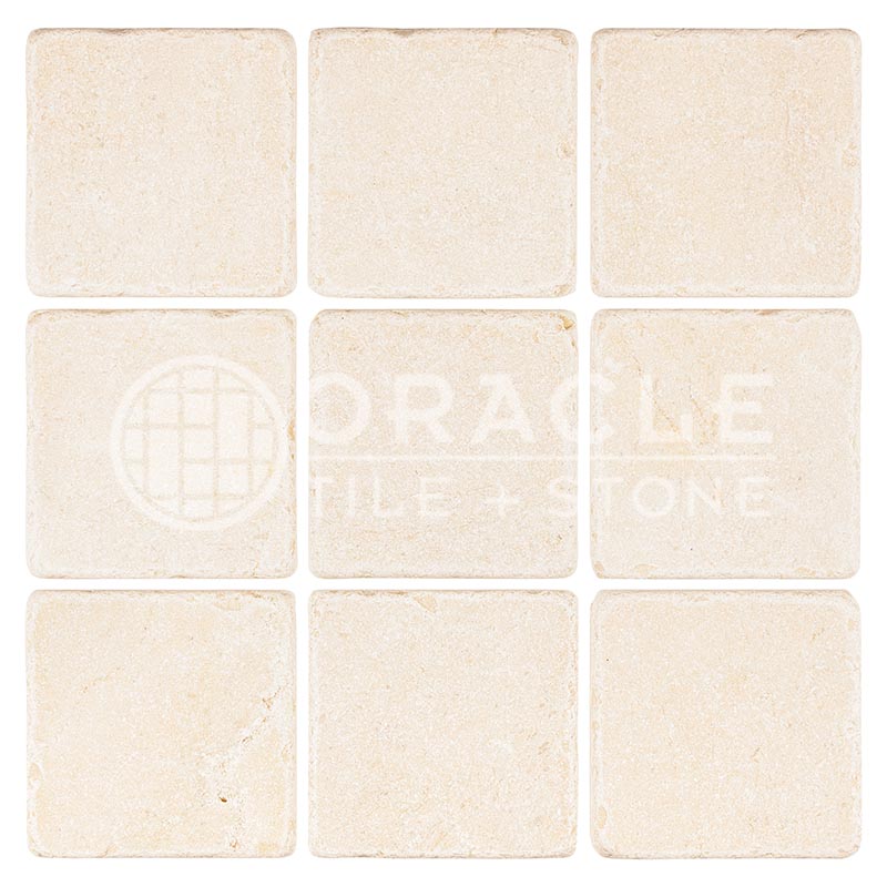 Crema Marfil Marble - 4" X 4"  Field Tile