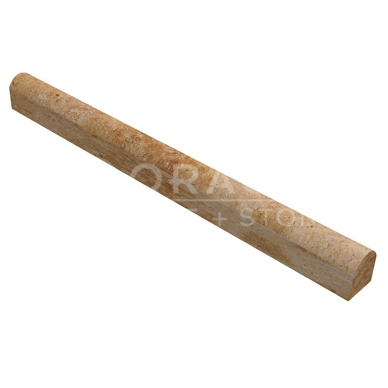 Walnut Travertine - 1" X 12" Dome Liner