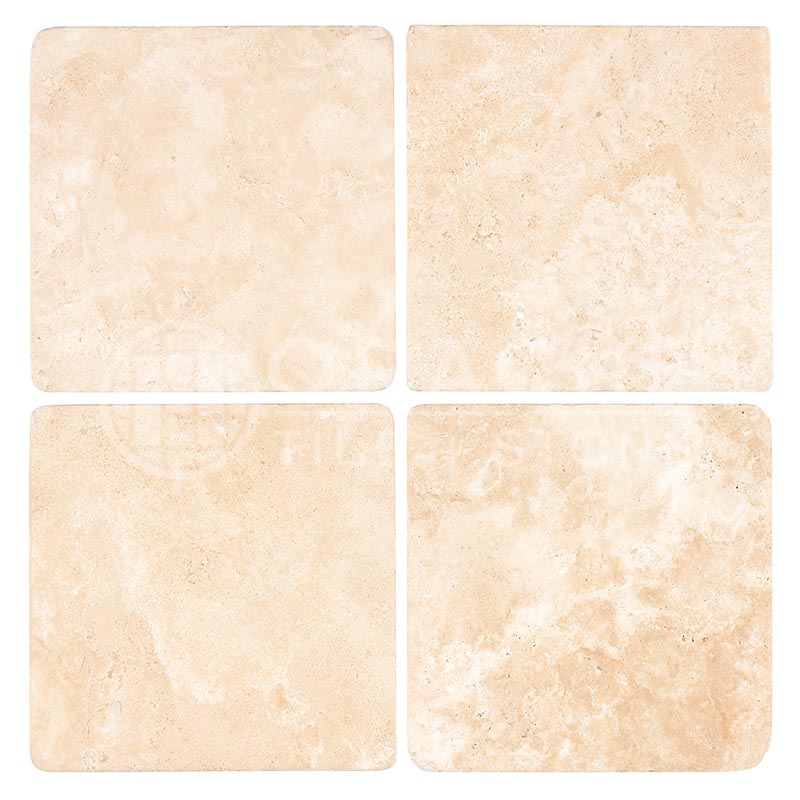 Durango Cream (Paredon) Travertine - 16" X 16" Field Tile