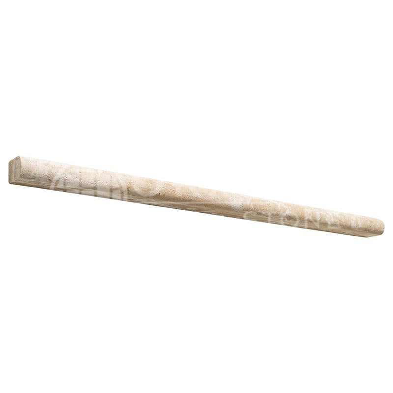 Durango Cream (Paredon) Travertine - 1/2" X 12" Pencil Liner