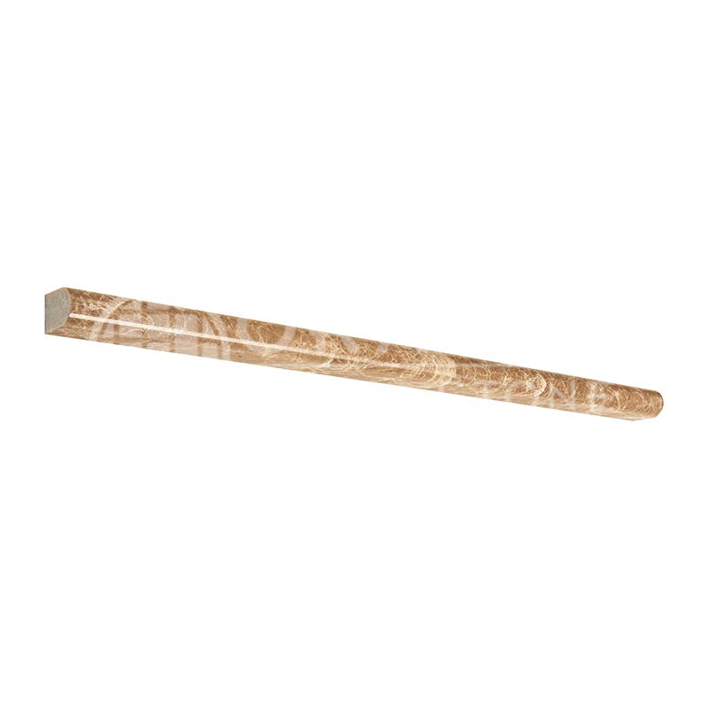 Emperador Light Marble - 1/2" X 12" Pencil Liner